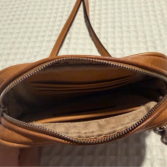 Michael Kors brown leather mini camera crossbody bag - Picture 11 of 11